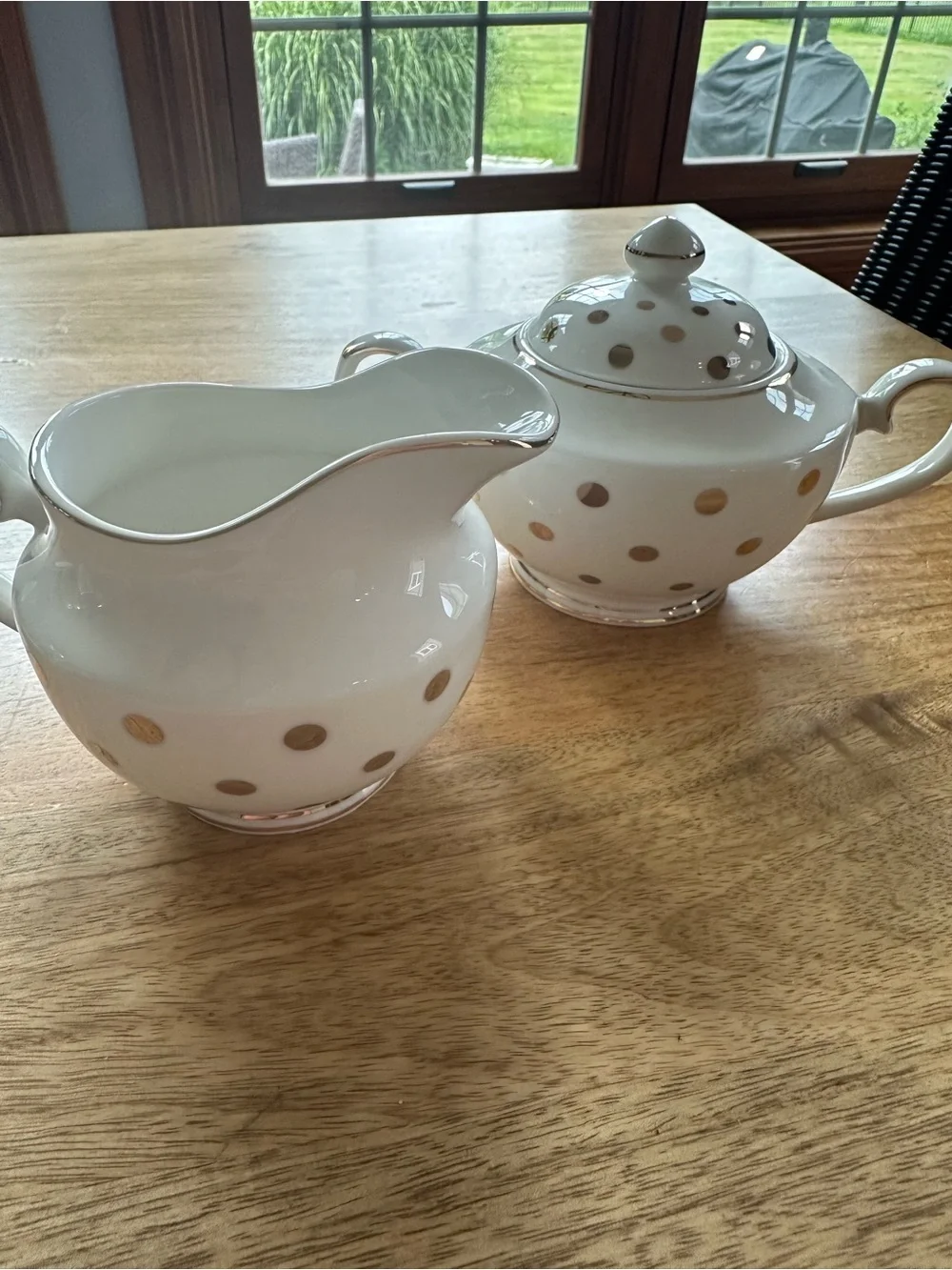 Grace Teaware cream and sugar